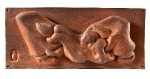 “The Impossible Bundle” (relief)  1984-89   burnt and ochred Iroko   26x61x7cm